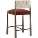 Bayard 36.5 inch Dark Bronze / Meg Rust / Terri Nutmeg Counter Stool